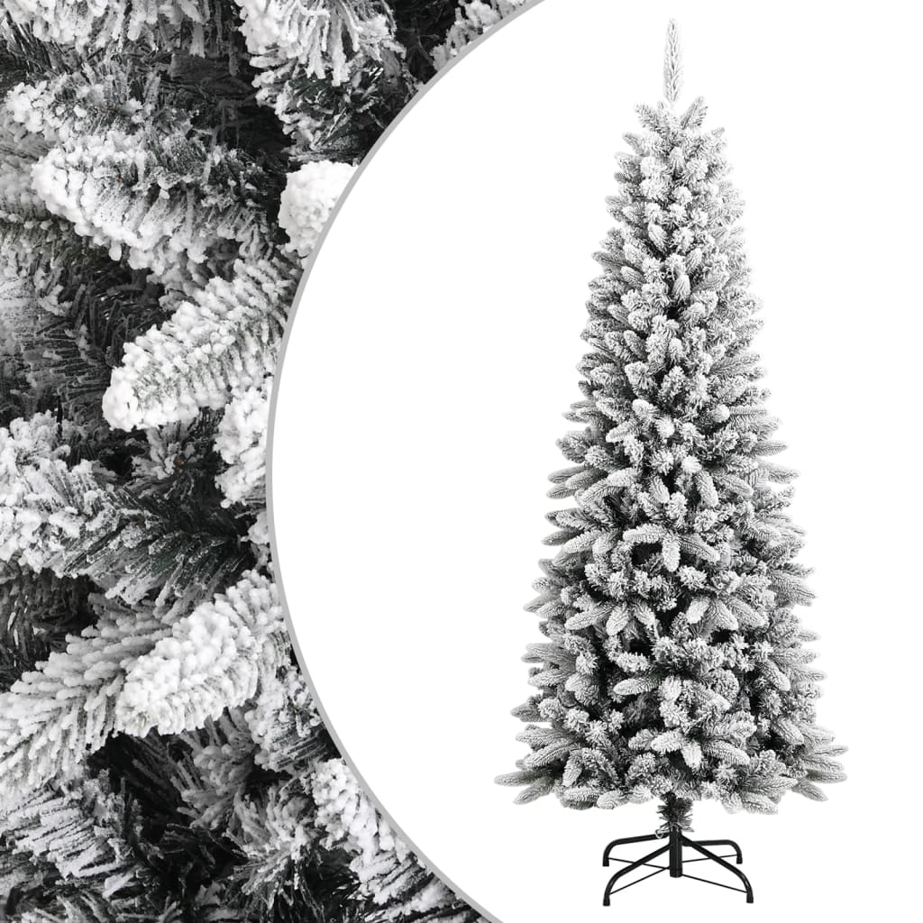 vidaXL Umělý vánoční stromek se sněhem 180 cm PVC a PE