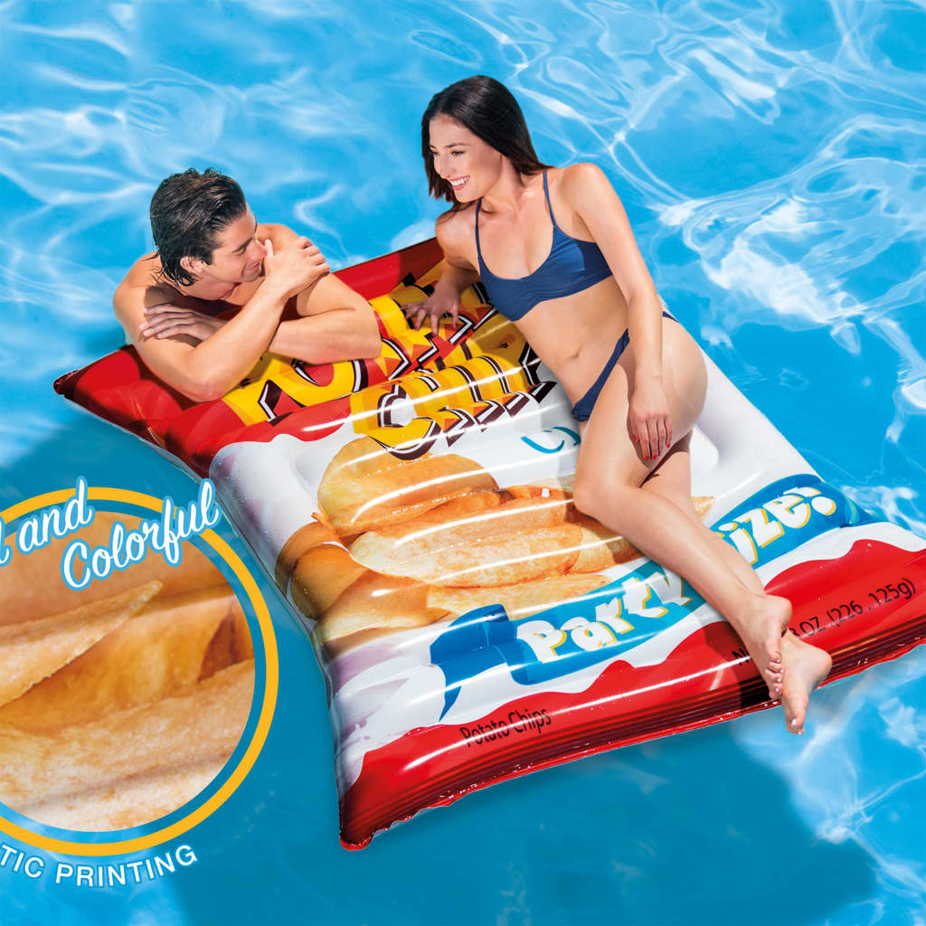 INTEX Nafukovací lehátko Potato Chips 178 x 140 cm 58776EU