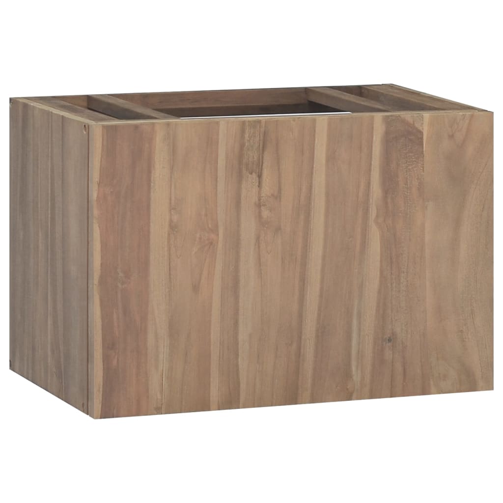 vidaXL Nástěnná koupelnová skříňka 60 x 39 x 40 cm masivní teak