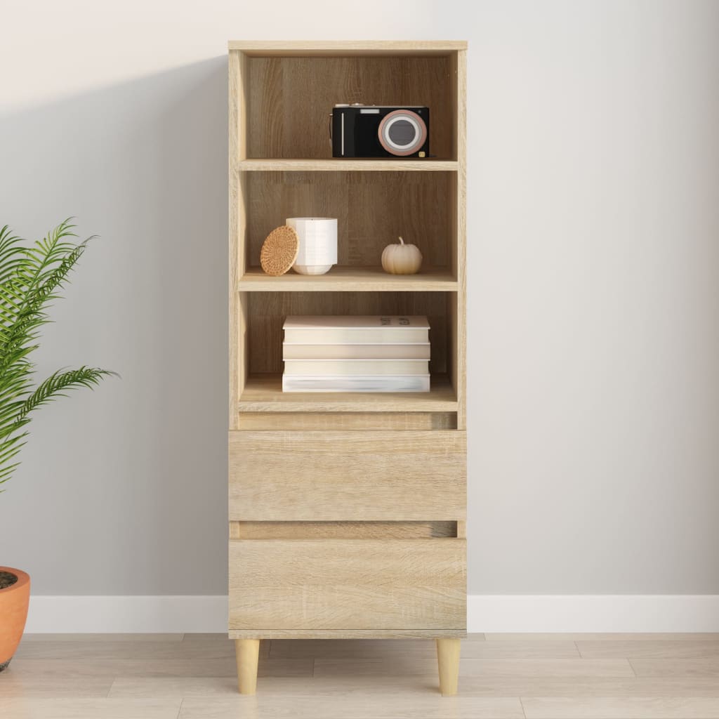 vidaXL Skříň highboard dub sonoma 40 x 36 x 110 cm kompozitní dřevo