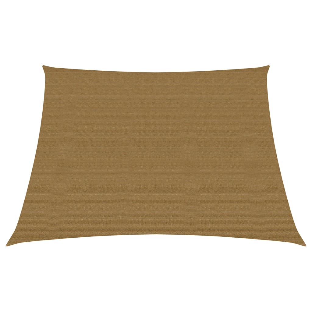 vidaXL Stínící plachta 160 g/m² taupe 3/4 x 2 m HDPE