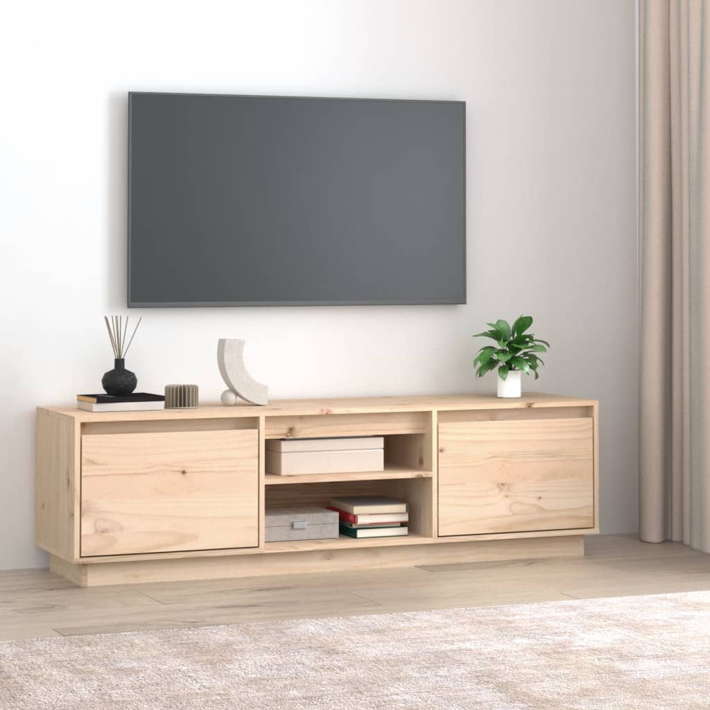 vidaXL TV skříňka 140 x 35 x 40 cm masivní borové dřevo