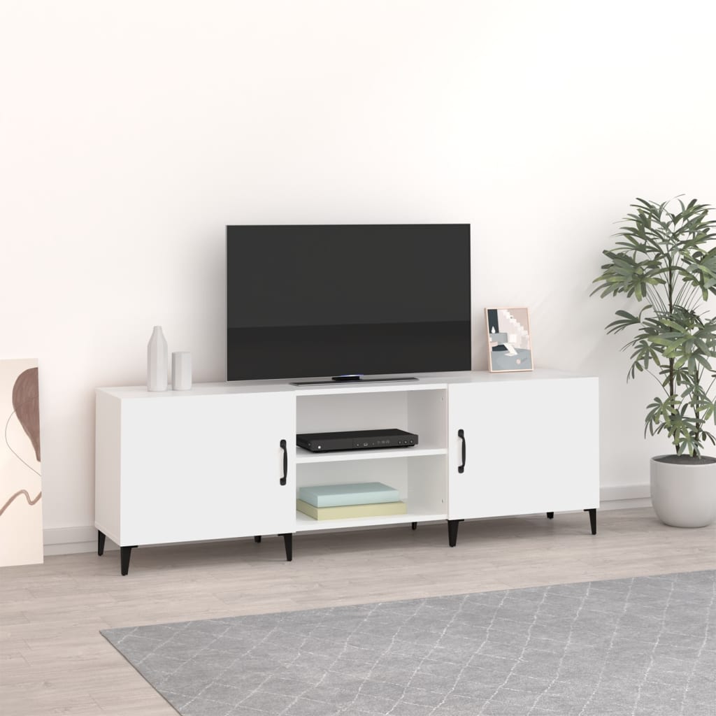 vidaXL TV skříňka bílá 150 x 30 x 50 cm kompozitní dřevo