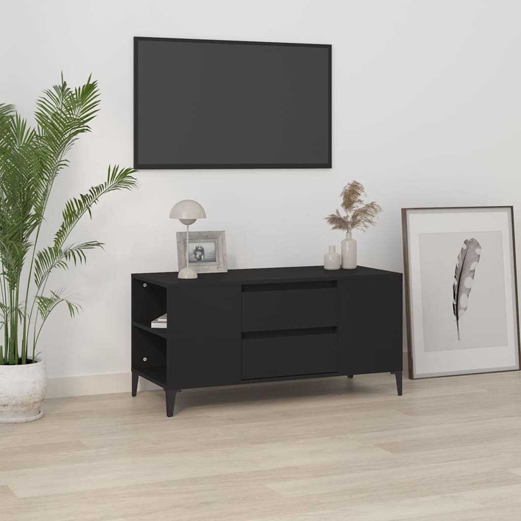 vidaXL TV skříňka černá 102x44