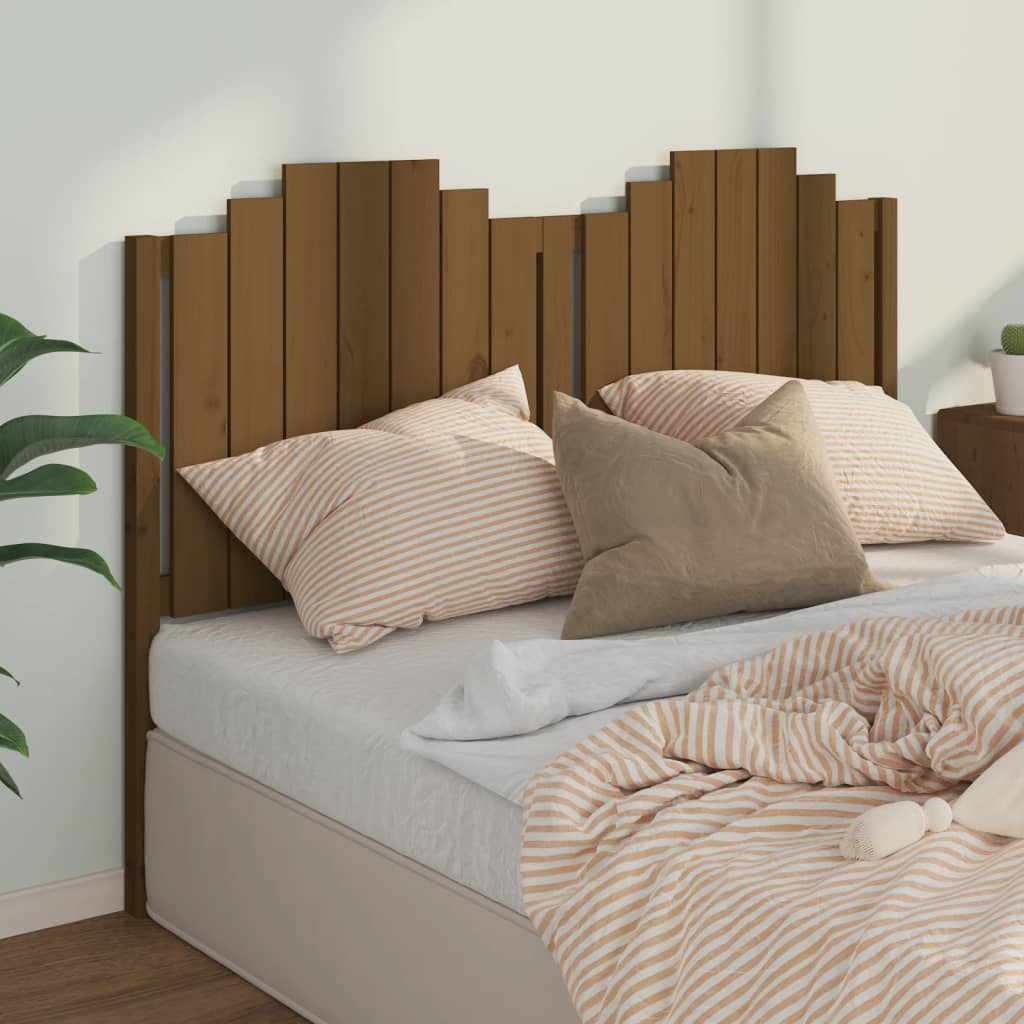 vidaXL Čelo postele medově hnědé 166 x 4 x 110 cm masivní borovice