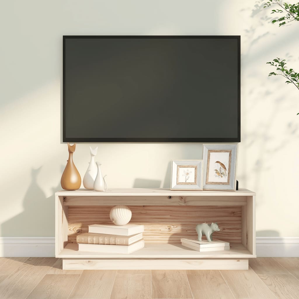 vidaXL TV skříňka 90 x 35 x 35 cm masivní borové dřevo